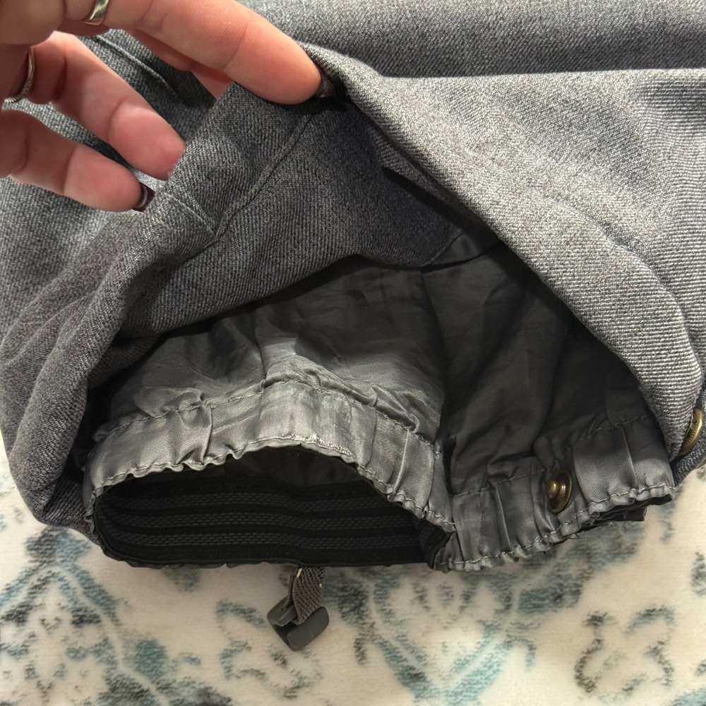 Firefly Aquabase Snow Pants Grey Snow boarding Skiing Cargo Lined - Picture 11 of 14